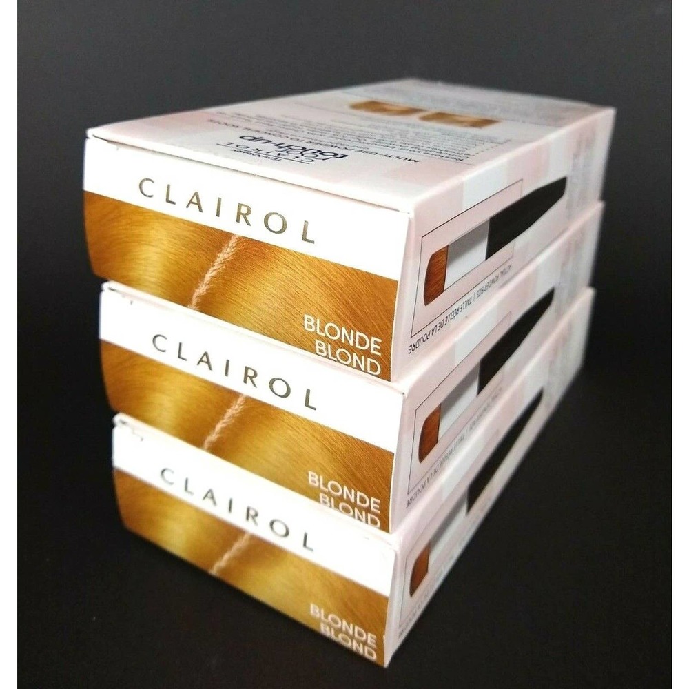 3 Clairol Root Touch-Up Blonde Kits With Brush Temporary Color Powder NEW - Picture 2 of 3